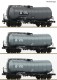 76126 Roco Set of 3 Slurry tank cars VTG